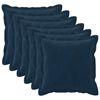 vidaXL Cuscino da Lanciare 6 pz HOUTEN Blu 30 x 30 cm