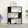 vidaXL Libreria Rovere Nero 80x24x96 cm in Legno Ingegnerizzato