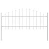 vidaXL Recinzione per Giardino WOERDEN 6 pz 170 x 115 cm Bianco
