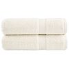 vidaXL Asciugamani da Doccia SOLUND 2 pz Crema 70x140 cm 600 g/m²