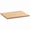 vidaXL Piano di Lavoro Cucina 80x63,5x4 cm Legno Massello Rovere