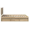 vidaXL Struttura del letto Sonoma 140 x 200 cm Pino massello