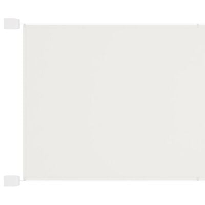 vidaXL Paravento Verticale Bianco 100x420 cm Tessuto Oxford