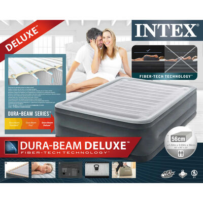 Intex Materasso Dura-Beam Deluxe Comfort Plush Queen 56 cm