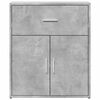 vidaXL Credenza Grigio Cemento 60x31x70 cm in Legno Multistrato