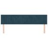 vidaXL Testiera Blu Scuro 180x5x78/88 cm in Velluto
