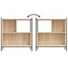 vidaXL Libreria Rovere Sonoma 72x28x77,5 cm in Legno Multistrato