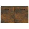 vidaXL Armadietto a Muro Rovere Fumo 60x36,5x35 cm Legno Multistrato