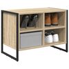 vidaXL Mobile per scarpe Sonoma 60 x 35 x 44 cm Legno multistrato