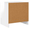 vidaXL Comodini 2 pz Bianco Lucido 45x34x44,5 cm in Truciolato
