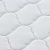 vidaXL Topper al cocco Bianco 70 x 200 cm Tessuto Jacquard