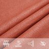 vidaXL Vela Parasole 160 g/m² Quadrata Terracotta 2,5x2,5 m in HDPE