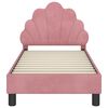 vidaXL Struttura letto per bambini con testata Rosa 70 x 140 cm