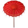 vidaXL Parasol Balinese Rosso 215 x 215 x 260 cm
