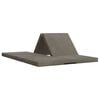 vidaXL Divano Letto Pieghevole 70 x 67 x 48 cm Grigio Chiaro