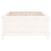 vidaXL Fioriera da Giardino Bianca 82,5x82,5x39cm Legno Massello Pino