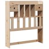 vidaXL Testiera con Contenitore 90 cm Legno Massello di Pino