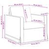 vidaXL Divano 2 pcs Rosa 228 x 78 x 80 cm Velluto