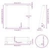 vidaXL Gambe per tavolo da pranzo a forma di U 2 pz bianche 80x(72-73) cm in acciaio