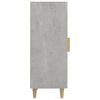 vidaXL Credenza Grigio Cemento 34,5x34x90 cm in Legno Multistrato