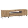 vidaXL Mobile TV LED Rovere Artigianale Legno ingegnerizzato