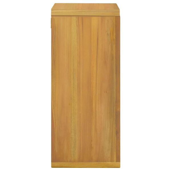 vidaXL Mobile da Bagno a Parete 45x30x70 cm in Legno Massello di Teak