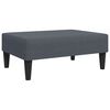 vidaXL Poggiapiedi Grigio Scuro 77x55x31 cm in Velluto