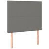 vidaXL Giroletto senza Materasso Grigio Scuro 90x190 cm Tessuto