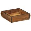 vidaXL Vassoio Marrone 29 x 31 x 10 cm Legno Recuperato Massello