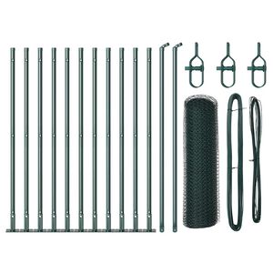 vidaXL Palo della recinzione Verde