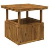 vidaXL Naturale 80,5 x 80 x 75/44,5 cm
