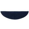 vidaXL Tappetini per scale autoadesivi 20 pz 56x17x3 cm blu navy semicircolari