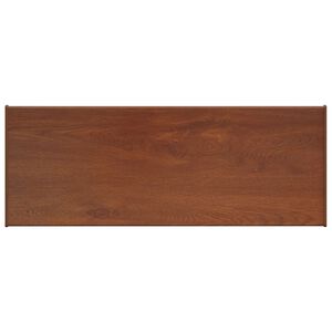 vidaXL Soglia della Finestra Legno Marrone 60 x 30 x 4,5 cm PVC