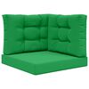 vidaXL Cuscino per divano da esterno Poliestere Verde 60 x 60 cm