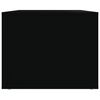 vidaXL Tavolino da Salotto Nero 80x50x40 cm in Legno Multistrato