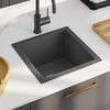 vidaXL Lavello da Cucina Artigianale Nero in Acciaio Inox