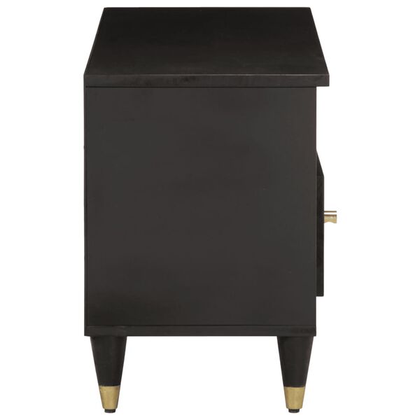 vidaXL Mobile Porta TV 100x33x46 cm in Legno Massello di Mango