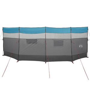 vidaXL Frangivento da Campeggio Blu 510x153 cm Impermeabile