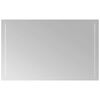 vidaXL Specchio da Bagno con Luci LED 80x50 cm