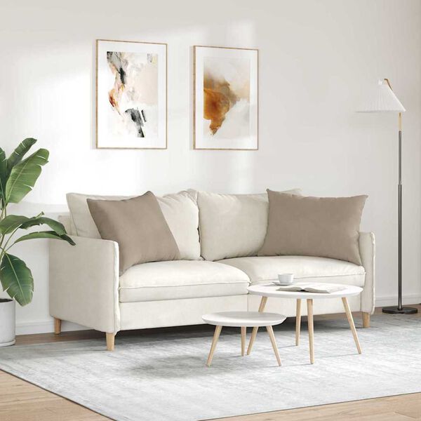 vidaXL Cuscini da Divano 2 pcs Talpa 70 x 50 cm Tessuto