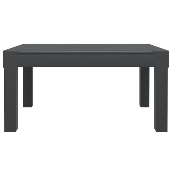 vidaXL Lettino Prendisole con Cuscini Antracite in PP