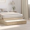 vidaXL Cassetti per letto Rovere Sonoma 120 x 36,5 x 16,5 cm