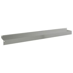 vidaXL Bordura per Prato 20 pcs 100 x 10 x 8 cm Acciaio Argento