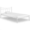 vidaXL Giroletto Bianco in Metallo 100x200 cm