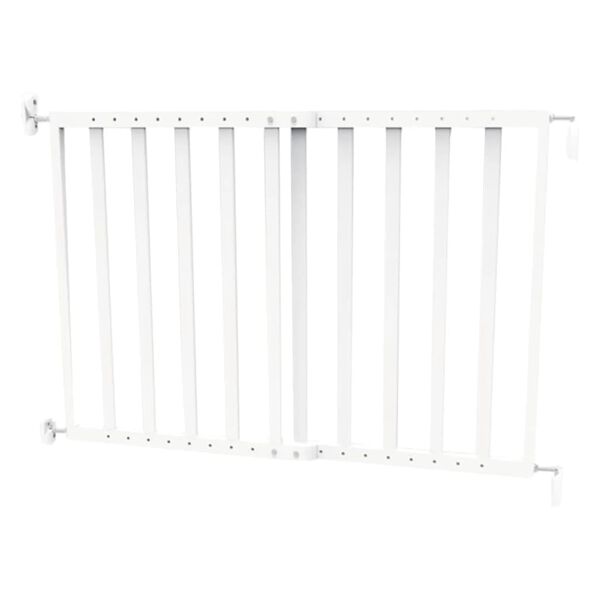 Mac Lean Cancelletto di Sicurezza per Bambini 64-100 cm Legno Bianco