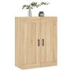 vidaXL Mobile a Parete Rovere Sonoma 69,5x34x90 cm Legno Multistrato
