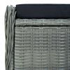 vidaXL Set Divani da Giardino 2pz con Cuscini Polyrattan Grigio Chiaro