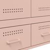 vidaXL Credenza Rosa 68x39x101,5 cm in Acciaio