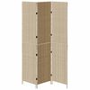vidaXL Divider per stanze Beige 146 x 200 cm polyrattan