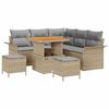 vidaXL Set Divano da Giardino 8 pz 7-Numero di posti
